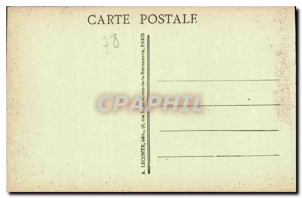 Versailles - Parc du Petit Trianon - Le Temple de l'Amour - A. L. - Verso