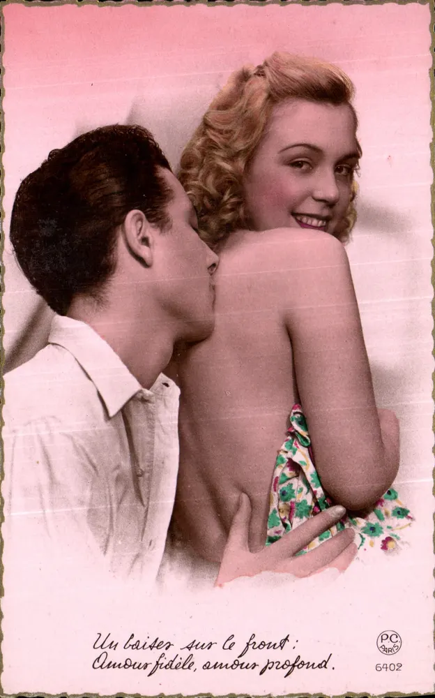 Um beijo na testa — Amor fiel, amor profundo — PC Paris n°6402 - Frente