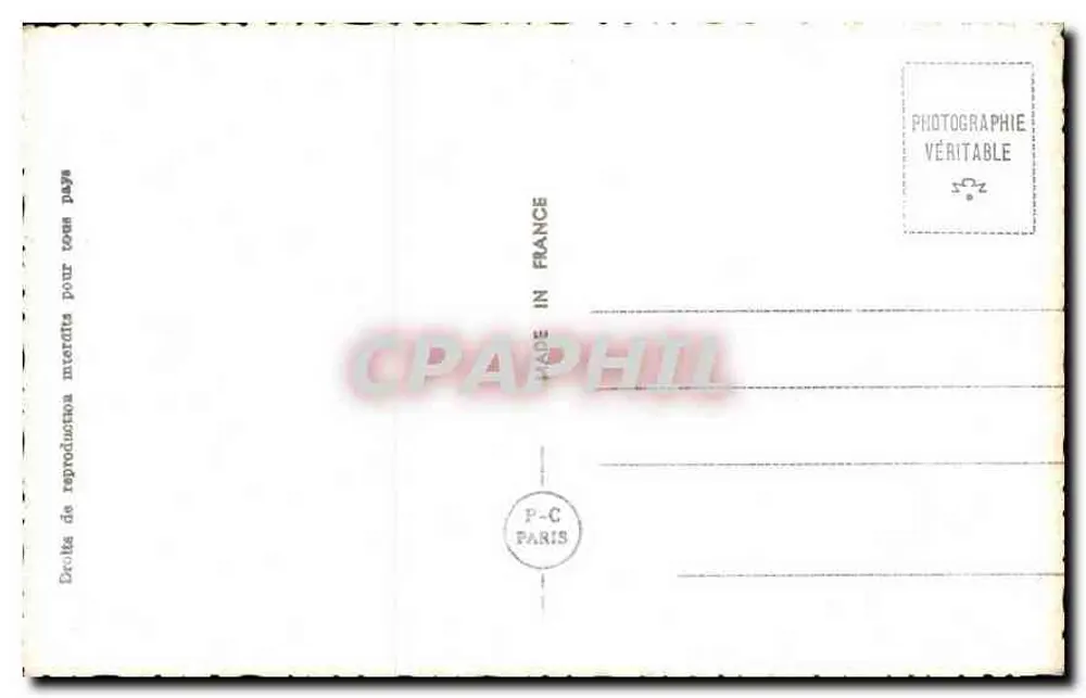 Couple amoureux — Symphonie amoureuse — P-C Paris n°6613 - Verso