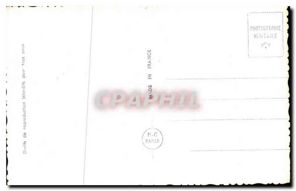 Incanto — cartolina con foto di coppia — P-C Paris n°6772 - Verso