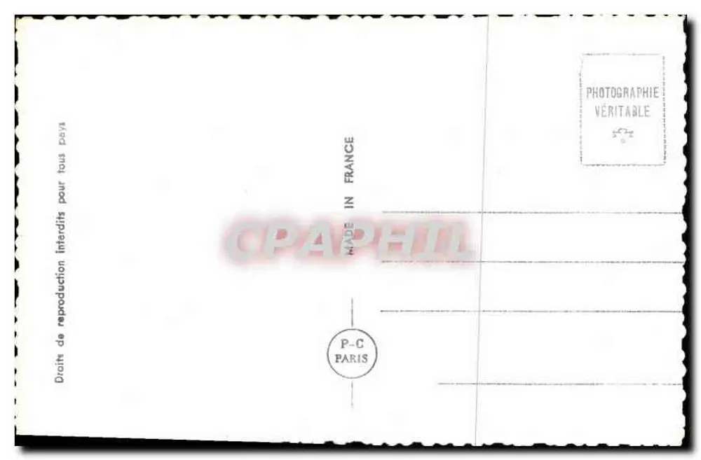 Nosso Romance de Amor — P-C PARIS n°6773 - Verso