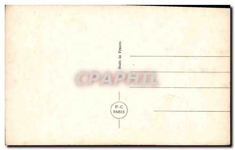 San Nicola — cartolina postale di P-C Paris n° 4845 - Verso