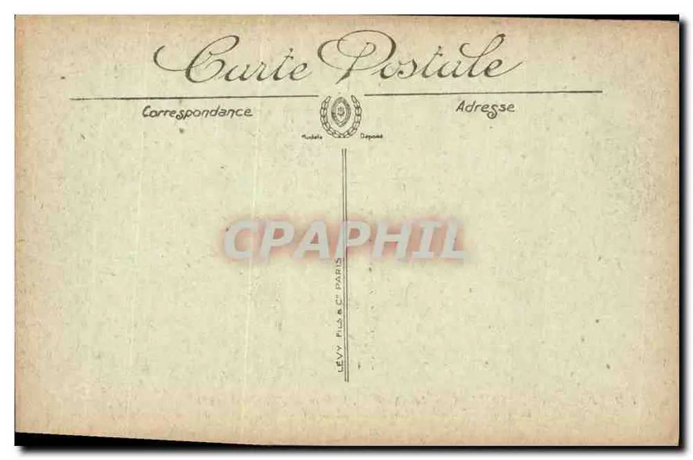 Schlosspark Versailles — Die Parterres, der Tag der großen Fontänen — L.L. Nr. 159 - Rückseite