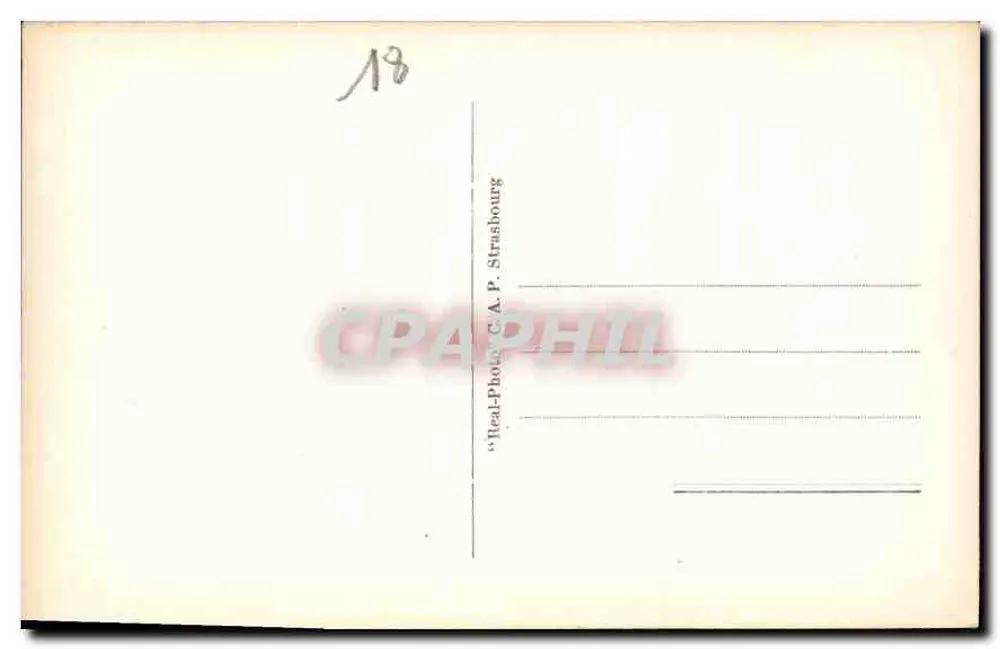 Bourges — Fachada da Catedral — C.A.P. Strasbourg, n° 339 - Verso