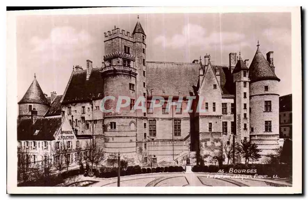 O Palácio Jacques Cœur — Bourges — J. Pouchier - Frente
