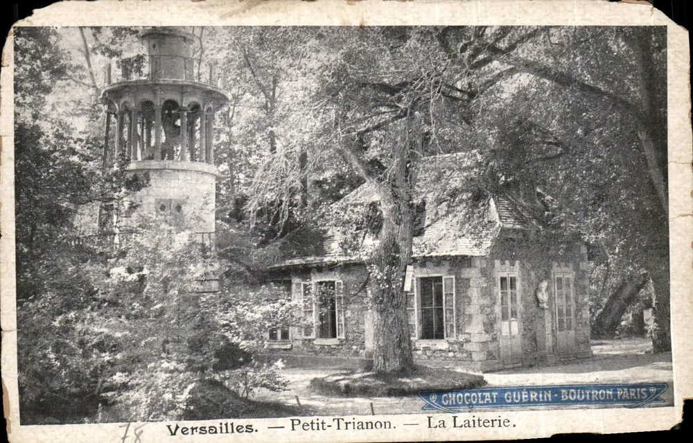 Versailles — Petit-Trianon — La Laiterie — Chocolat Guérin-Boutron Paris - Recto