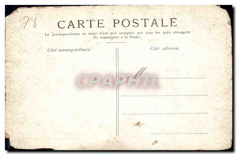 Versailles — Petit-Trianon — La Laiterie — Chocolat Guérin-Boutron Paris - Verso