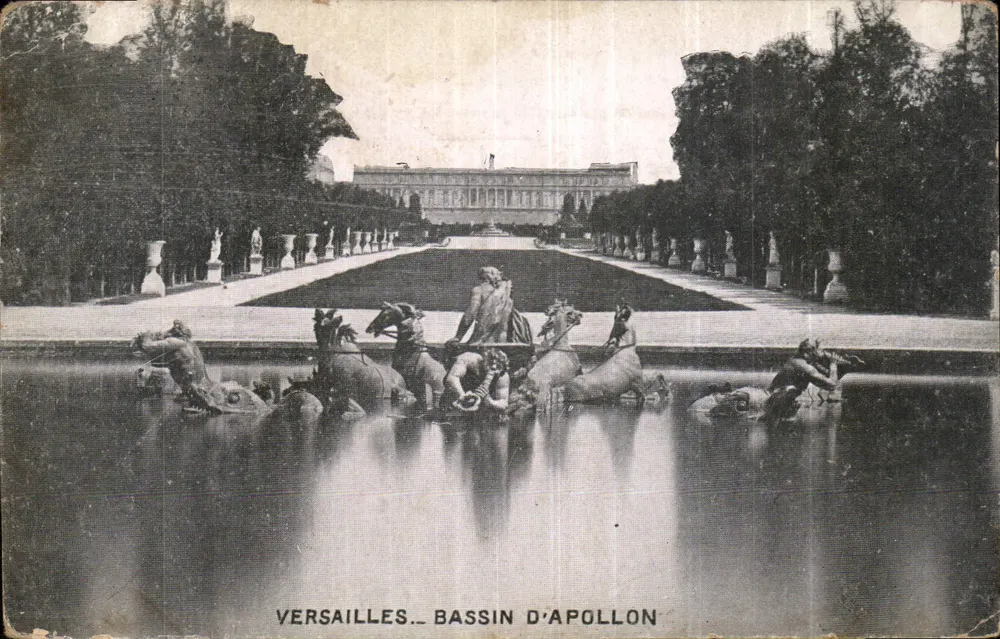 Versailles — Bassin d'Apollon — editor não identificado, número de série não visível - Frente