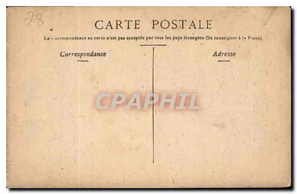 Versailles — Bassin d'Apollon — editor não identificado, número de série não visível - Verso