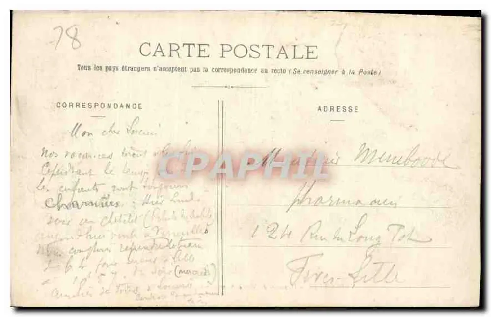Versailles - Hameau de Marie-Antoinette - Das Haus des Herrn — Mme Mereau, Verlag, Versailles - Rückseite
