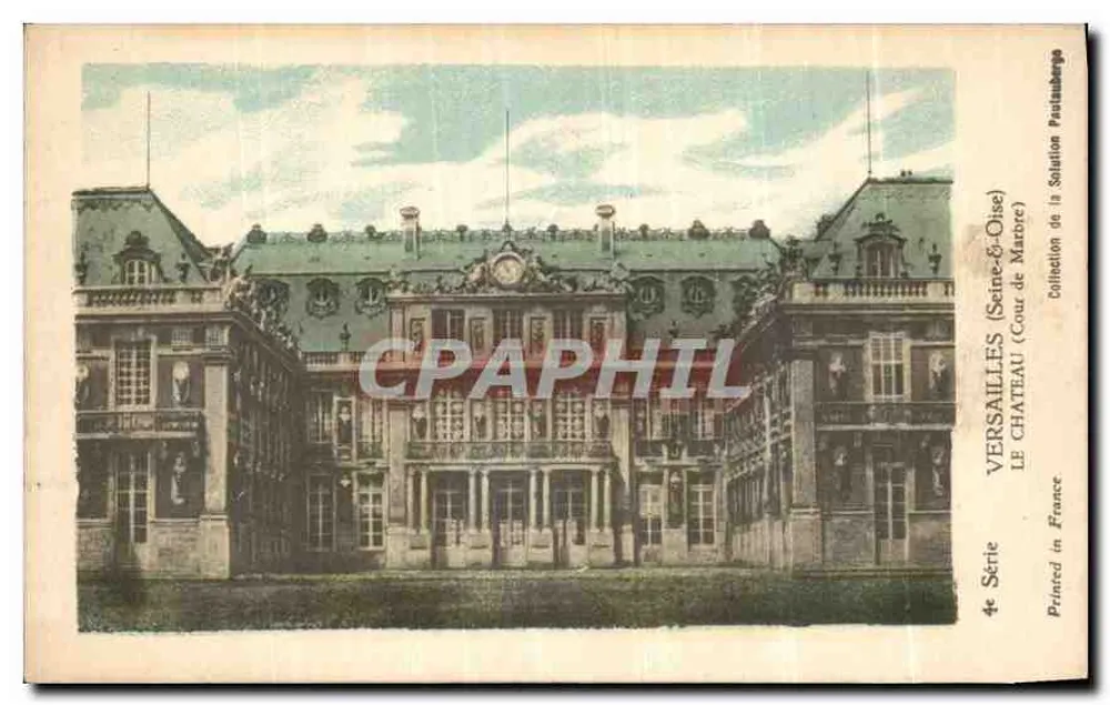 Versalhes (Seine-et-Oise) — O Castelo — Coleção da Solução Preußenbergo, 4ª Série - Frente