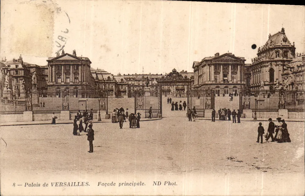 Palácio de VERSAILLES — Facha principal — ND Fot. n°8 - Frente