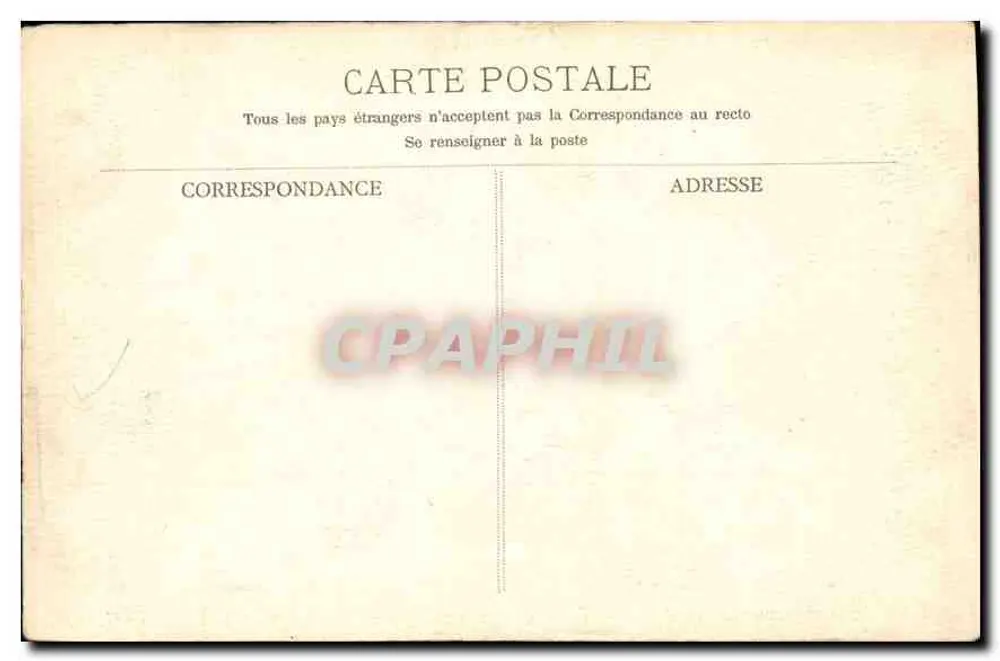 Versailles — Table de la signature de la Paix — G.B. n° 28th June 1919 - Verso