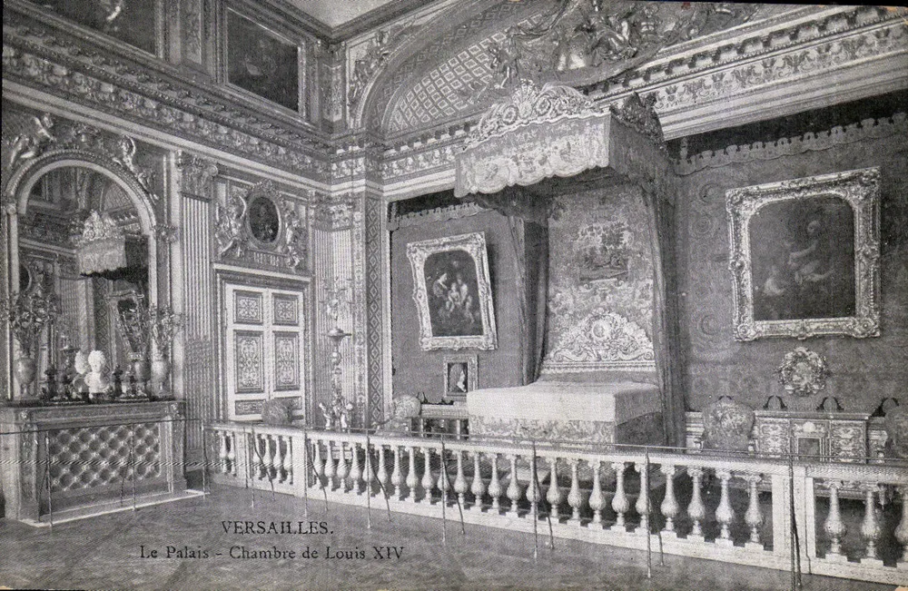 Versailles — Chambre de Louis XIV — Édition Cossé - Recto