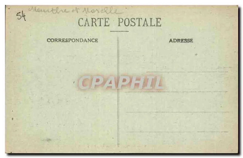 NANCY - Hotel de Ville (século XVIII) — Malachy des Mignault-Réunis, editor Nancy - Verso