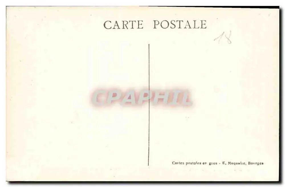Bourges — Intérieur de la Cathédrale — Le Chœur et le Maître-Autel - Verso