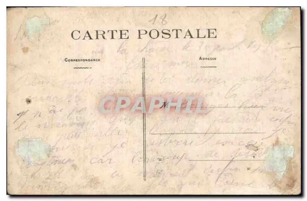 Bourges — Fachada da Catedral — R. 200 - Verso