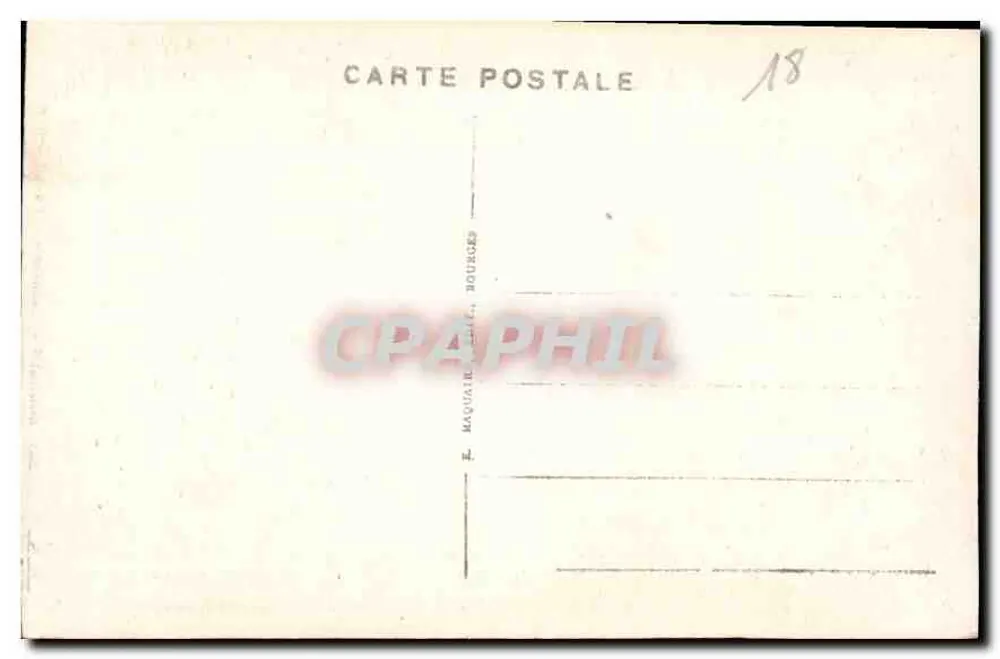 Bourges — Catedral — Portal Central — E.M. n°223 - Verso