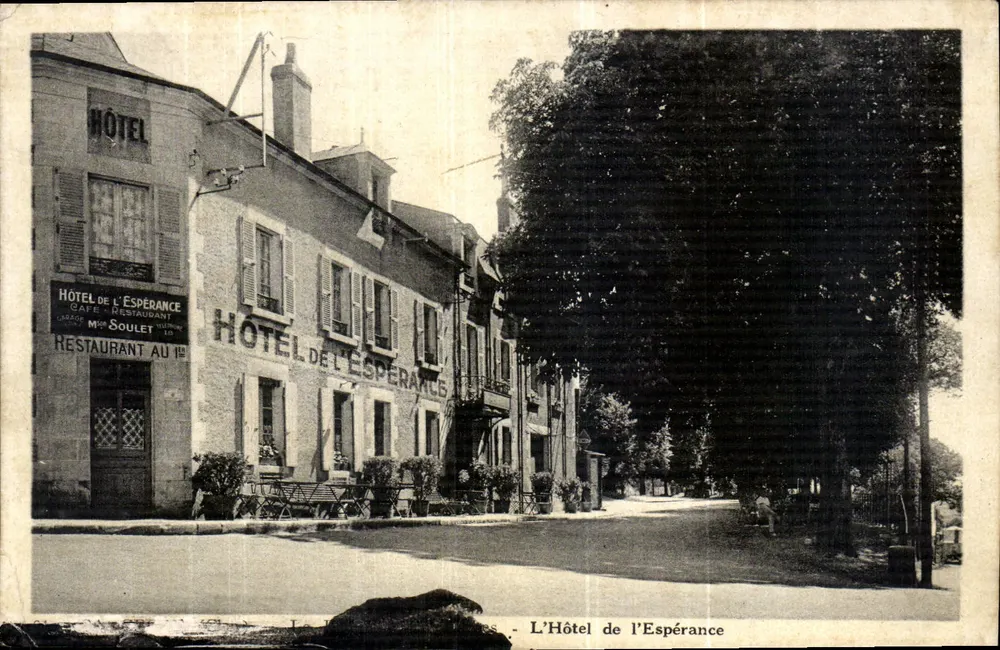 Hôtel de l'Espérance — Wydawca: J. Béraud, Sancerre — Nr serii: 18 - Awers