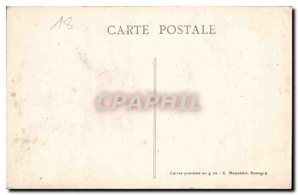 Bourges — Palácio Jacques-Cœur, entrada — E. Maquaire, n° 302 - Verso