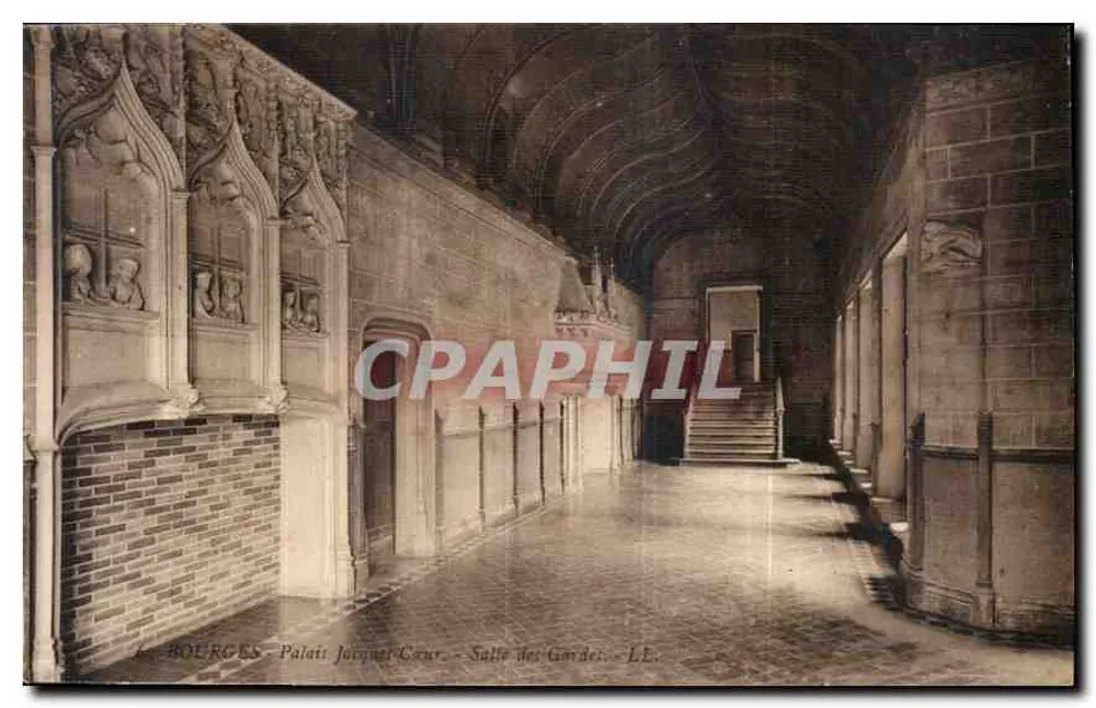 Bourges - Palais Jacques-Cœur - Salle des Gardes - LL. - Recto