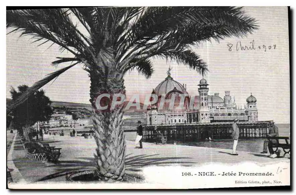 Nice - Jetée Promenade — Edição Gilletta, fot. Nice, n° 108 - Frente
