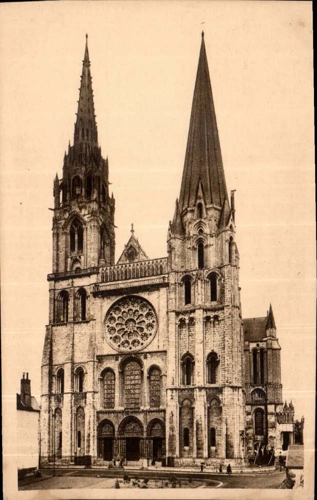 Chartres (Eure-et-Loir) — A Catedral — Éditions d'Art Yvon, Paris - Frente