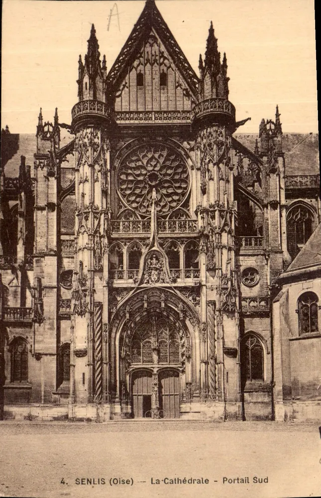Senlis (Oise) — La Catedral — Portal Sur - Anverso