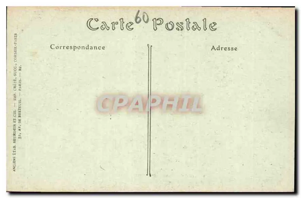 Castello di Pierrefonds — Cortile d'onore, il Campanile — editore JND Phot. - Verso