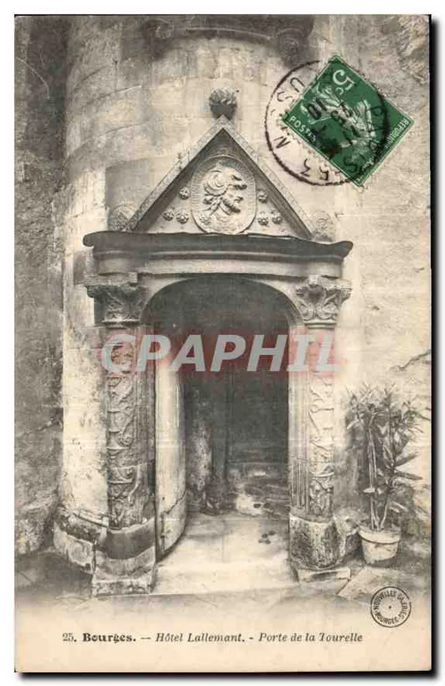 Bourges. — Hôtel Lallemand. — Porte de la Tourelle - Recto