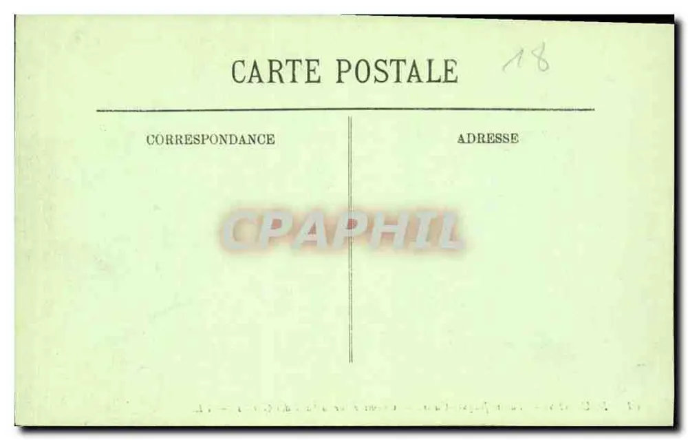Bourges — Palast von Jacques-Cœur — Kamin der Wachstube — LL. — N° 61 - Rückseite
