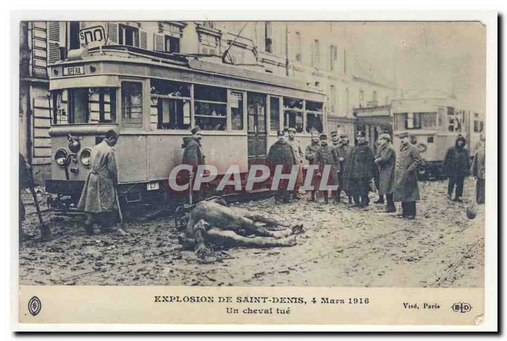 Explosion von Saint-Denis, 4. März 1916 — Visé, Paris — BID - Vorderseite