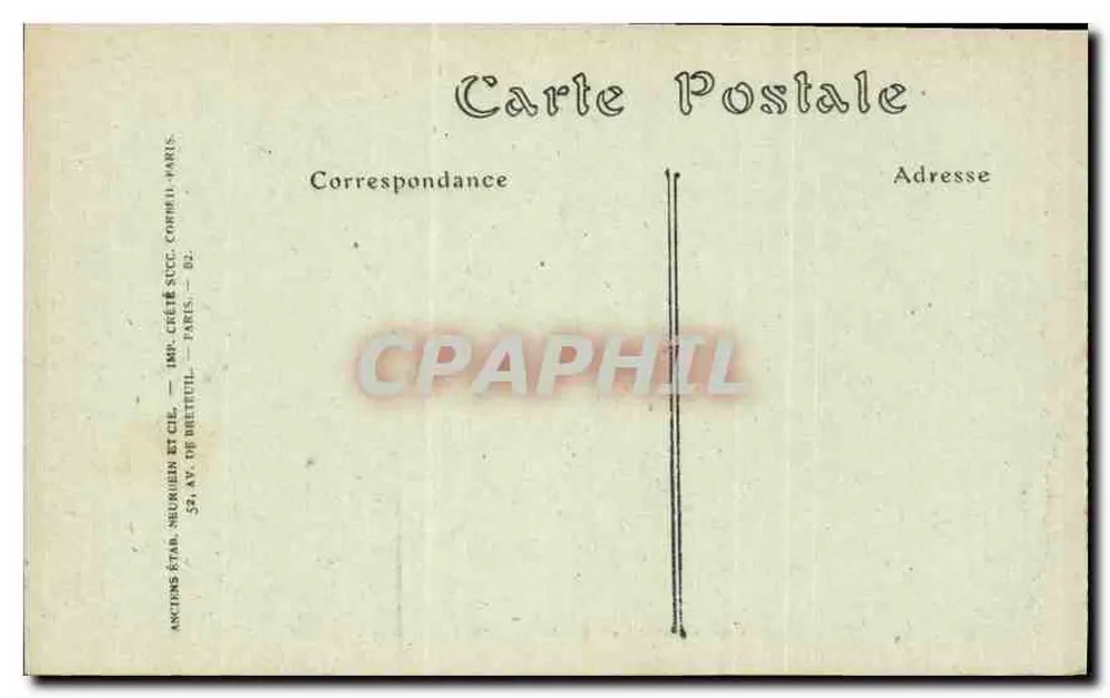 Bourges — Vue générale prise du Palais Jacques-Cœur — NDHOT - Verso