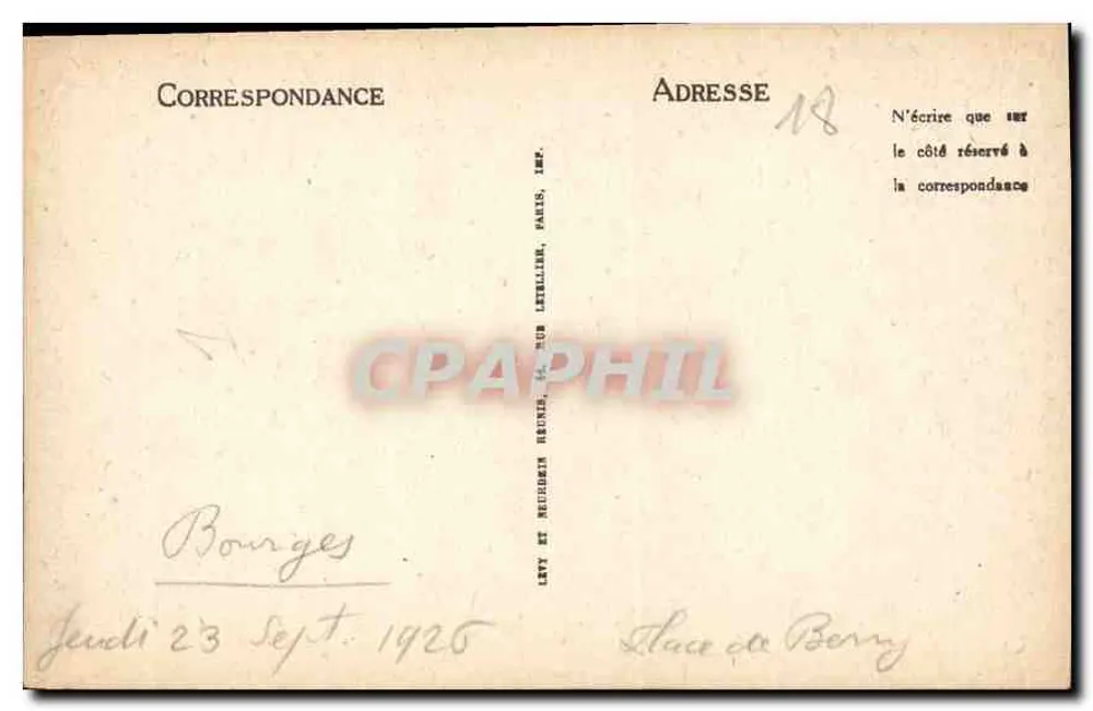 Bourges - Hôtel Lallemant, Fenêtre de la Chapelle, XVIe s. - LL - Verso