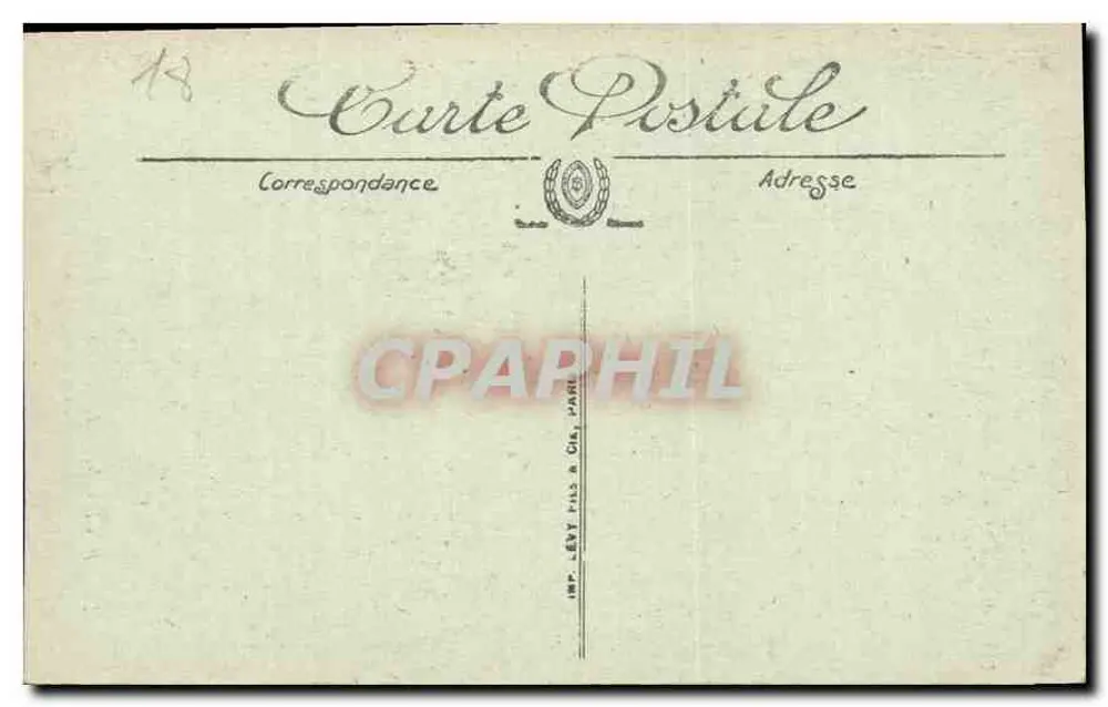 Bourges — Palais Jacques-Cœur. Die Kaminwand im Wachraum — Nr. 142 - Rückseite