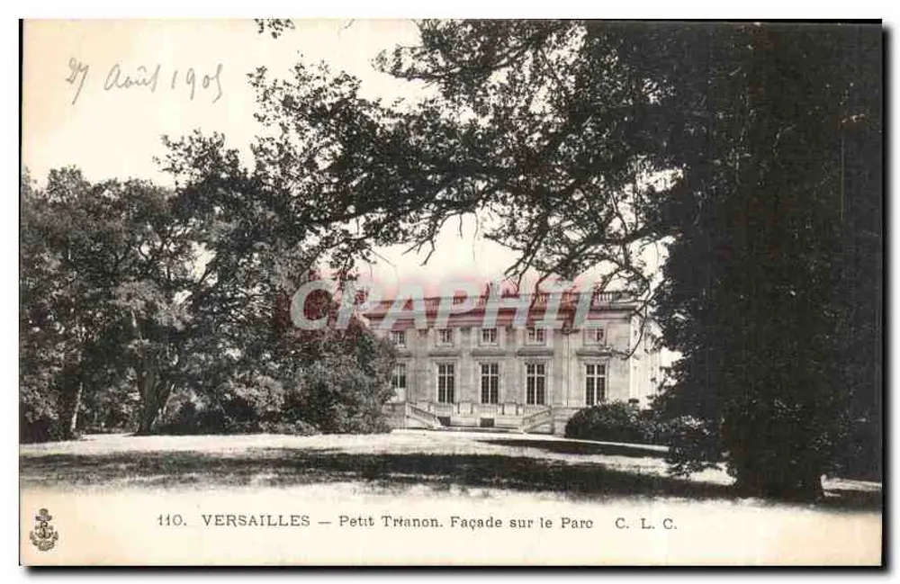Versailles — Petit Trianon. Front towards the Park — C. L. C. — n° 140 - Front