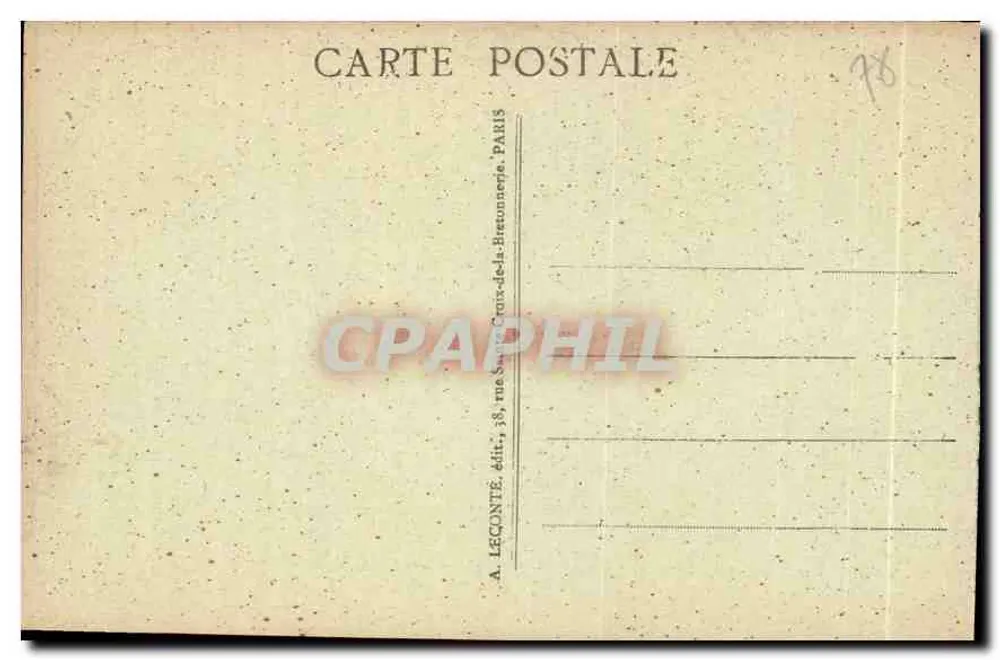 Versailles - O Castelo - Fachada do Palácio - A. L. - Verso