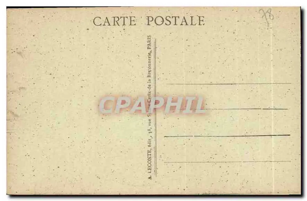 Versailles — Panorama du Château et des Jardins — A. L. - Verso