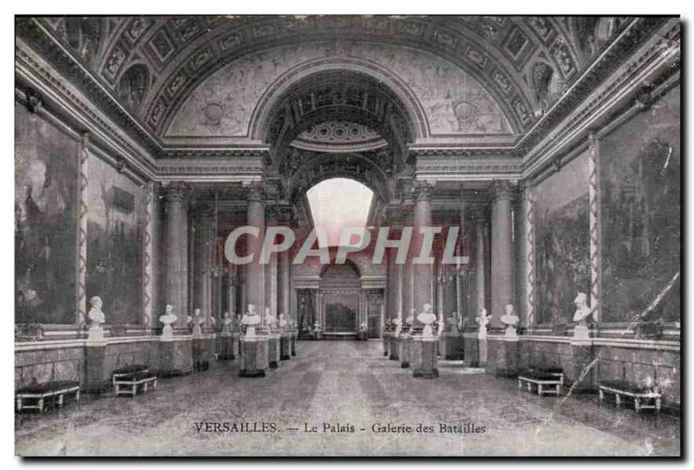 Versailles — Le Palais — Galerie des Batailles — éditeur imprimeur non visible - Recto