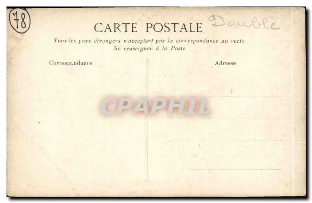 Versailles — Le Palais — Galerie des Batailles — éditeur imprimeur non visible - Verso