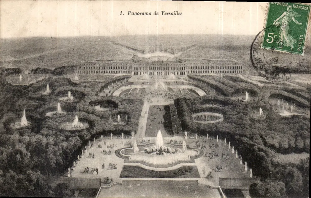 Panorama de Versailles — 1. Panorama de Versailles — J. Bellamy, Paris - Frente