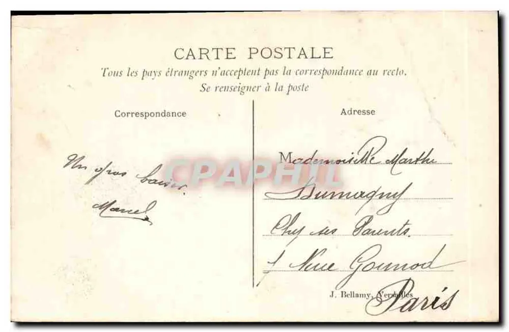 Panorama de Versailles — 1. Panorama de Versailles — J. Bellamy, Paris - Verso