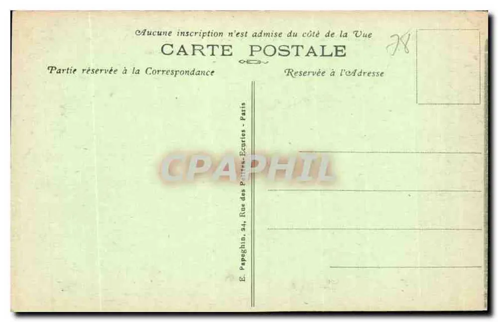 St-GERMAIN-en-LAYE (S.-et-O.) — Les Terrasses du Château — A. P. - Verso