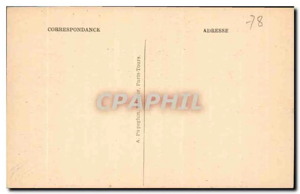 St-GERMAIN-en-LAYE (S.-et-O.) — Der Rosarium und die Treppe Henri IV — A. Papaghin, Verlag Paris-Tours, Nr. 22 - Rückseite