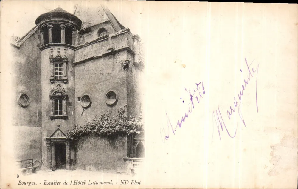 Bourges - Escalier do Hotel Lallemant — ND Pbot - Frente