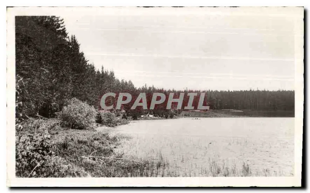 L'Auvergne - Lago Serrière — carta postal n°125 - Frente