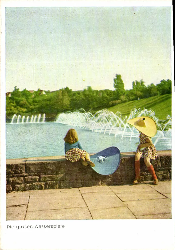 De grote waterfonteinen — Hohenpark Killesberg — Farotolo Hannes Kilian, Stuttgart - Voorkant