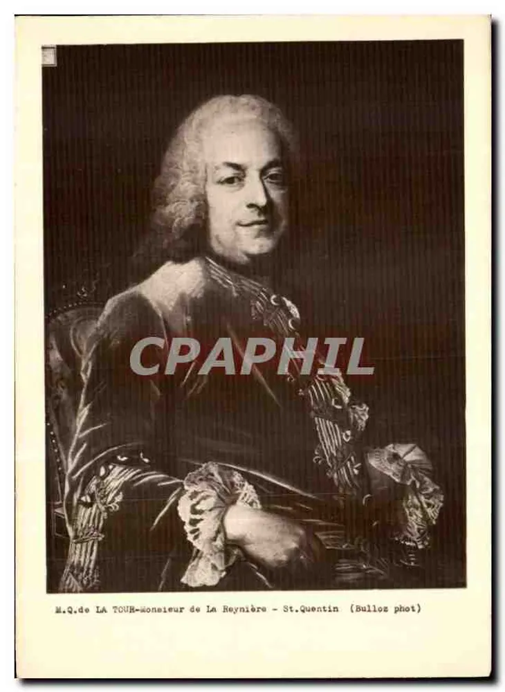 M. Q. de La Tour - Monsieur de La Reynière - Saint-Quentin — Bulloz phot - Vorderseite