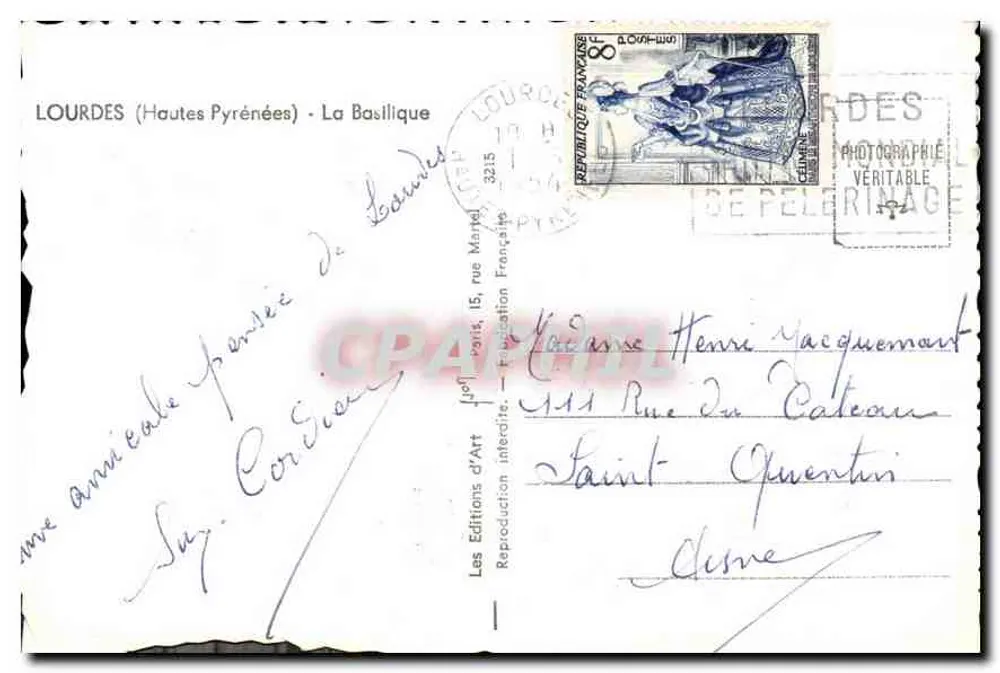Lourdes (Altas Pirineus) — A Basílica — Éditions d'Art - Verso