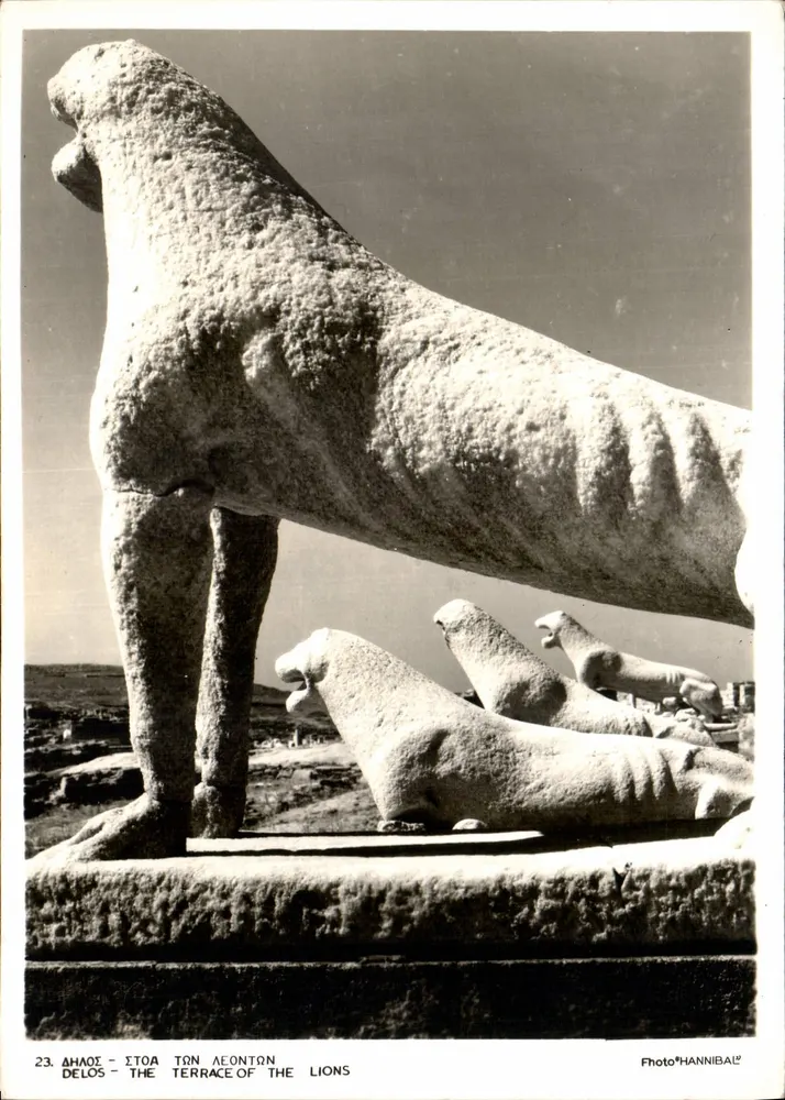 Delos - La terrasse des lions — Photo Hannibal, n°23 - Recto